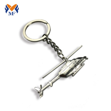 Custom make metal airplane keychain