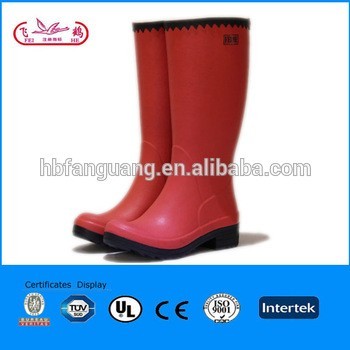 2016 naturial rubber boots /rubber boots
