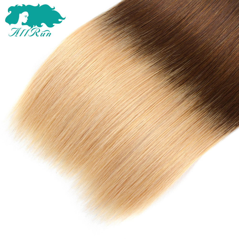 T1B 4 27 virgin cuticle aligned ombre brazilian hair