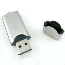 OEM Custom Logo Ssmile Face Metal Flash Drive