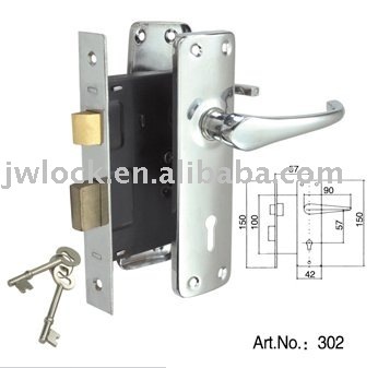 302 lever lock set