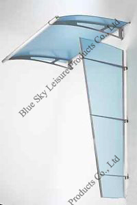 Good quality aluminum side polycarbonate awning