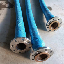 Black Sandblasted Wear Resistant Rubber Hose for Ocean Water Delivery