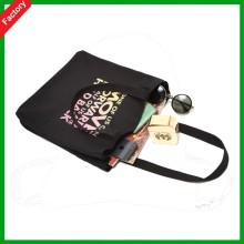 promotional reusable wholesale blank canvas shoulder bag