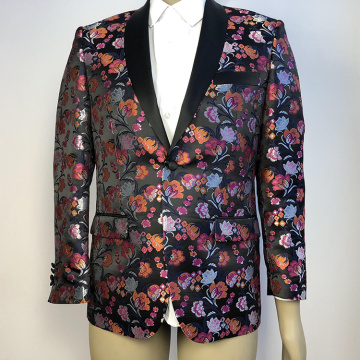 floral banquet wedding suit for men