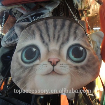 2015 china supplier travel cute cat print cosmetic bag