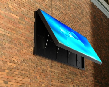 HD P4 Outdoor LED Screen: Fixed Installation with Front Open Access