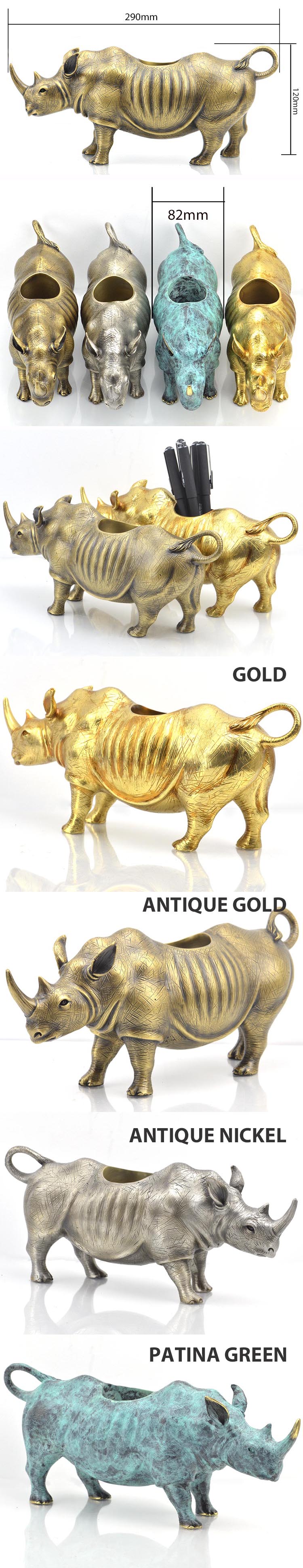 Wholesale Arts And Crafts Gift Decorative Item Supplies Custom Carving Home Decoration Metal Animal Arts Craft