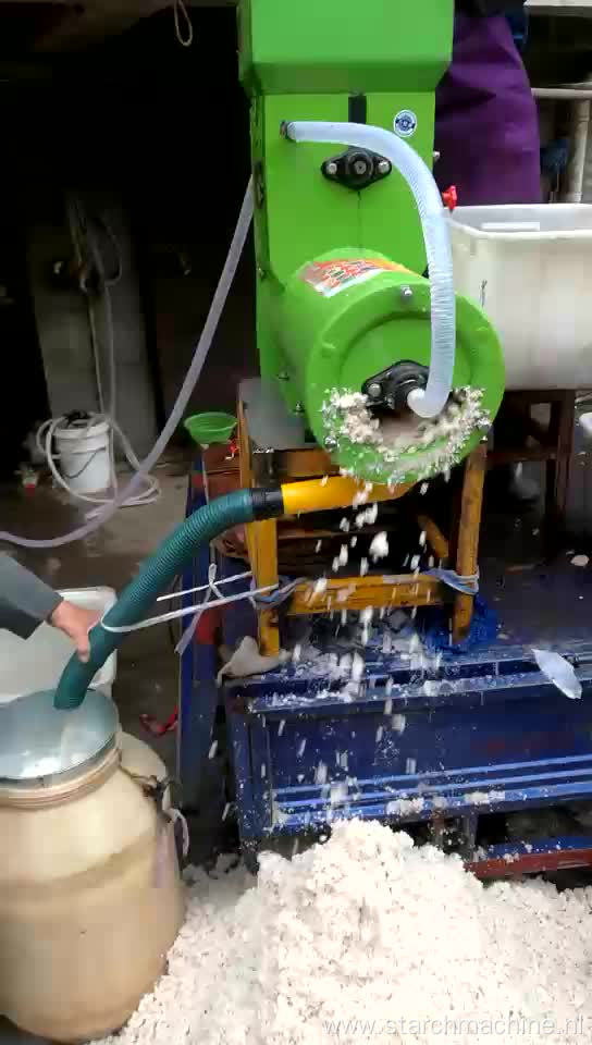 cassava starch refining filtering syrup processing machine