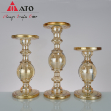 Home Decor glass Candle glass Tray Candle Holder