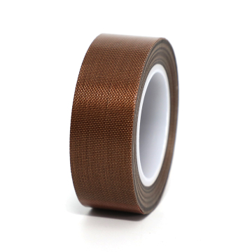 Non-stick brown PTFE fiberglass adhesive tape