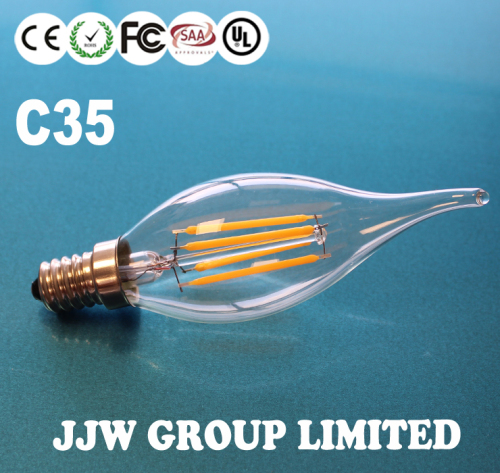 Plastic dc12v filament bulb led edison bulb filament 8w a60 filament led bulb