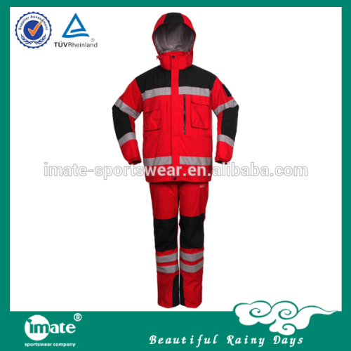 Professional pvc/polyester rainsuit