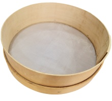 Traditional Handmade Wooden Garden Riddle Sieve with Stainless Steel Wire Mesh
