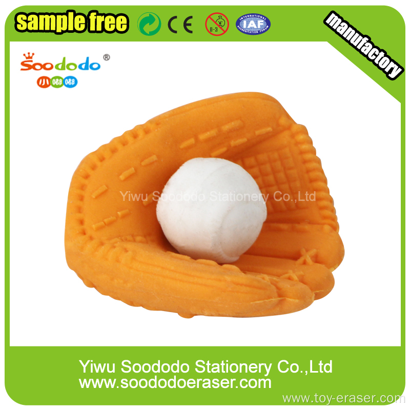 3D Rugby Shaped Eraser ,Wholesale toy gift eraser