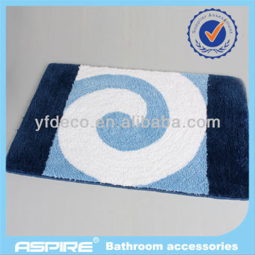 Light blue beautiful bath mat
