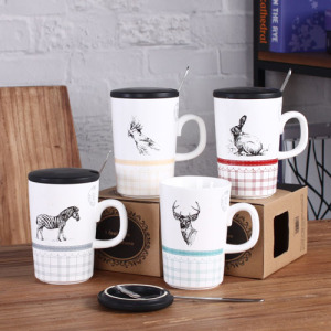 Mug cheval/cerf/lapin/coq