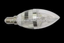 2013 new product 3w led candel bulbs