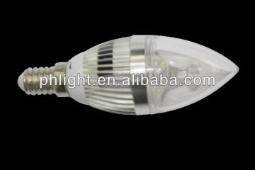 2013 new product 3w led candel bulbs