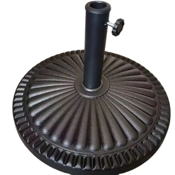 Contemporary Heavy Resin Umbrella Base for Patios