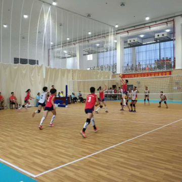 Terrain de sport de volley-ball en salle 2021