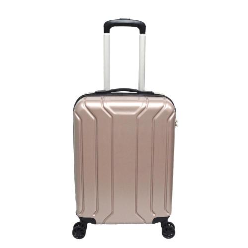 Rose gold shinny suitcase 3pcs luggage set