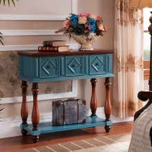 Console table 3 drawers vintage decoration table