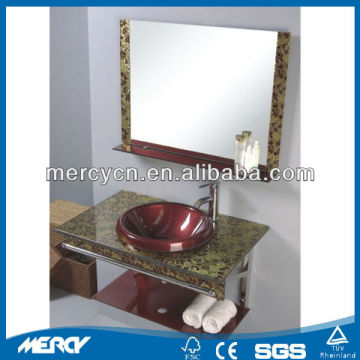 Glass Vanity Basin Bathroom Hanging Glass Vanity Basin