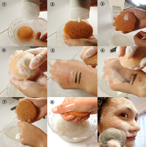 Το Konjac αντιμετωπίζει το Sponge 041 Konjac face Sponge 041