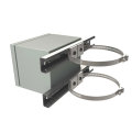 Os kits de montagem em poste universais tornam a caixa Suporte de montagem de gabinete rápido e fácil de fixação de poste de fixação Suporte de fio de cabo óptico