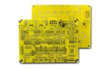 2 layer PCB FR4 Circuit Board Prototype with Yellow Solder