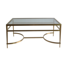 Simple style stainless steel coffee table