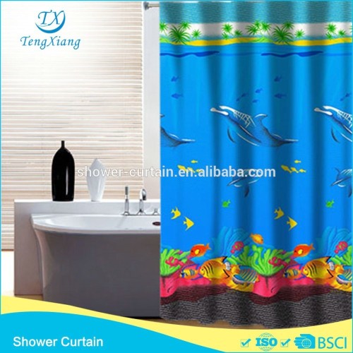 Waterproof Polyester Printed Bath Curtain Hot Products