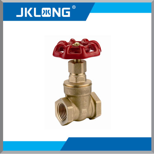 Positiv avstängning Brass Gate Valve