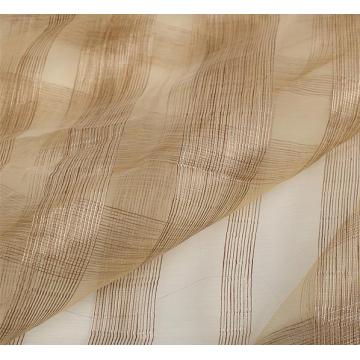 Oi Multi Chiffon com Stripe Fabric para Curtaining
