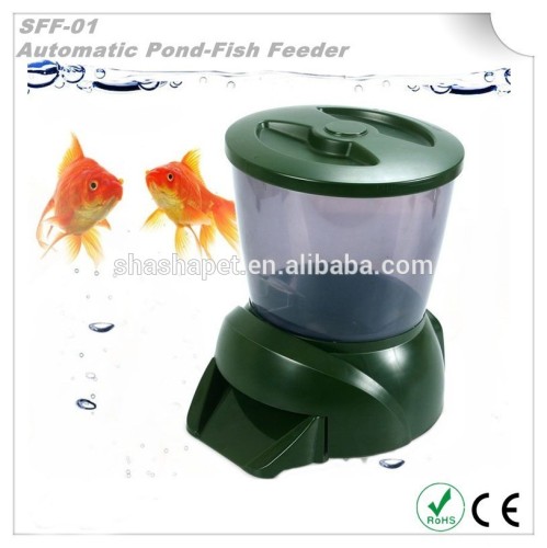 Automatic Pond Aquarium Tank Digital Fish Feeder with large capacity automatic fish feeder