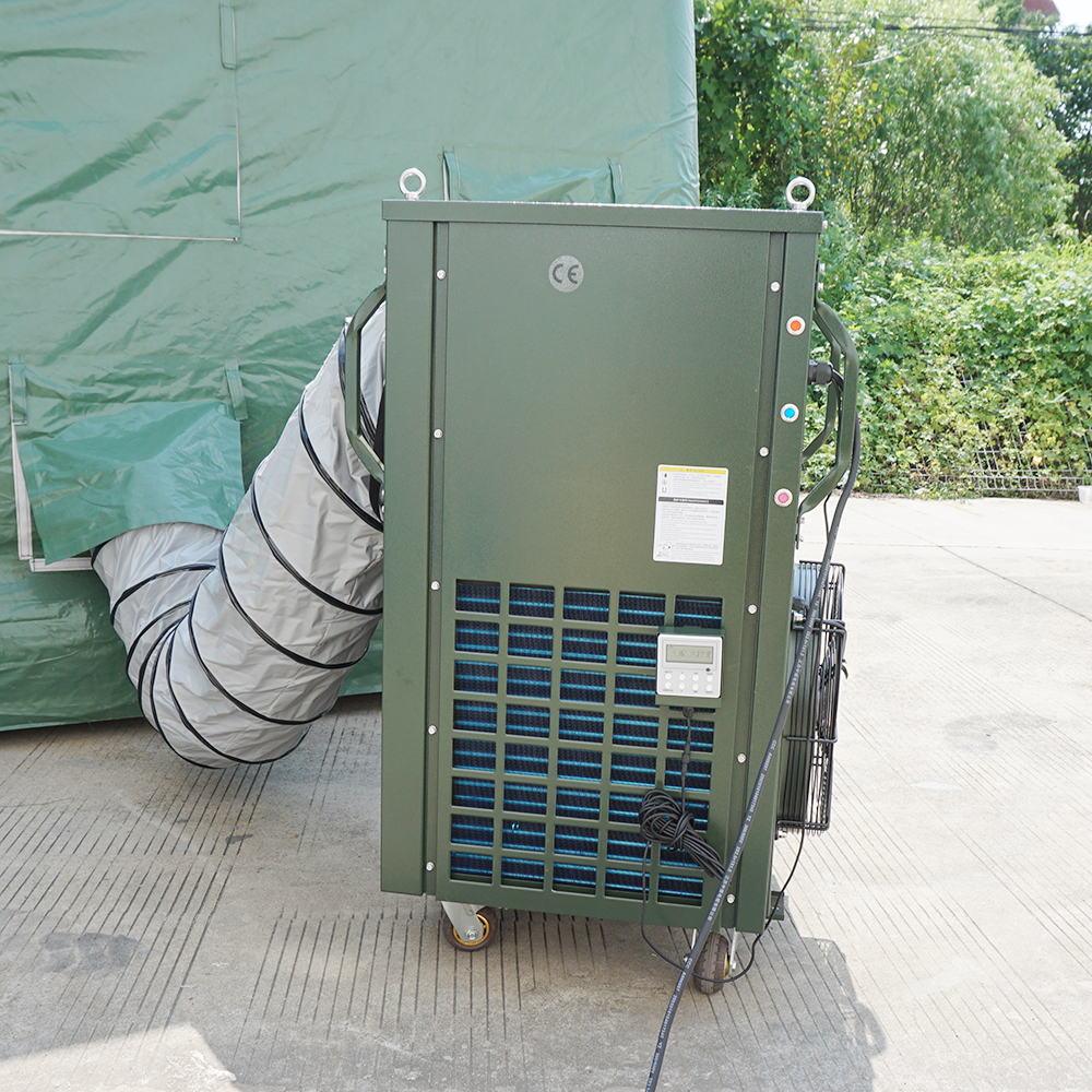 24000BTU enfriamiento calefacción conductor de aire militar en venta