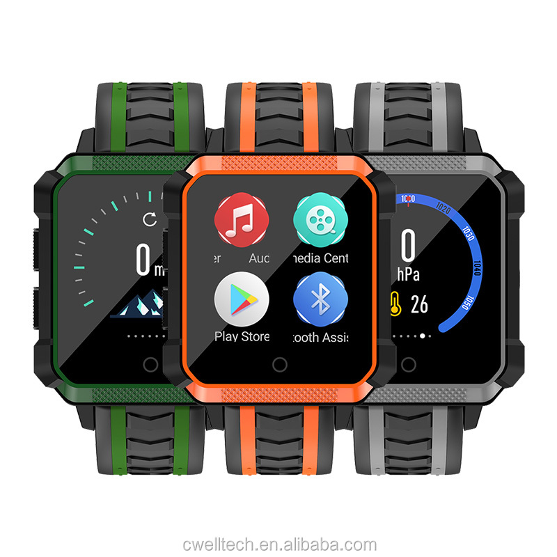 New Arrival UNIWA KW99 1.54 Inch Screen 4G LTE IP68 Waterproof Rugged Sports Android Smart Watch Phone