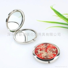 Iron Round Compact Mirror Makeup Mirror