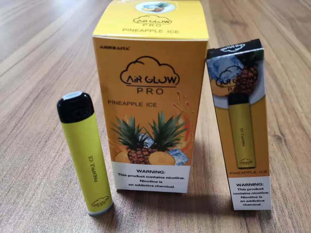 2021 Top Selling LED Color Lighted Disposable 1600 Puffs Electronic Cigarette Juice Vape Pen