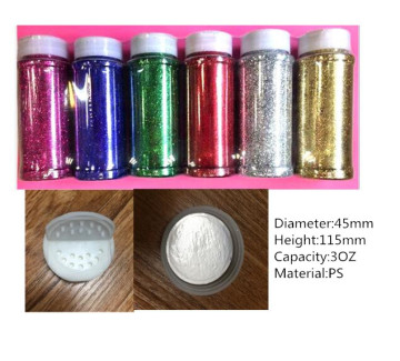 3OZ,4OZ,8OZ,16OZ glitter shaker bottles