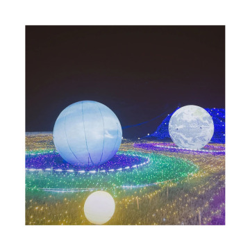 Festive LED Illuminated Moon Balloons Featuring a Rabbit: The Perfect Decorative Addition for Your Celebration