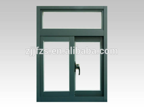 Europe style aluminum sliding window with fly screen, aluminum window with crescent lock