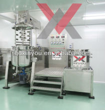 Newest Hydraulic lfiting vacuum emulsify mixer for cream
