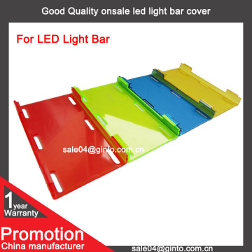 Plastic led light bar covers ,colored fiters outside light covers