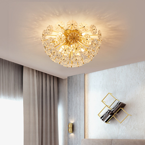 LEDER Golden Glass Chandeliers Modern