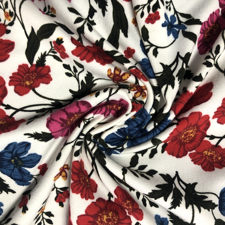 Tissu DBP 250gsm Polyester Designs personnalisés DTY Double Brackaged Poly Print DBP Fabric pour vêtements