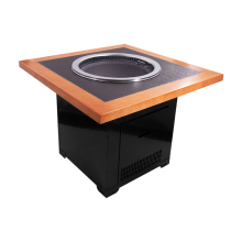 Chinese smokeless hot pot square table