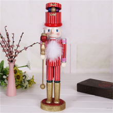 2017 Industrial Custom Wooden Soldier Nutcracker For Christmas Decoration
