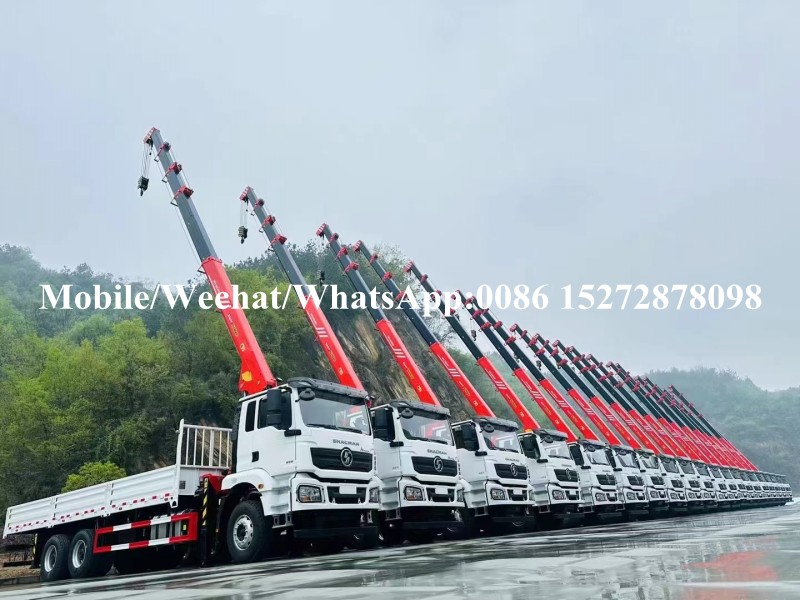 Crane montada en camión Shacman (5) SHACMAN Truck Mounted Crane (5)